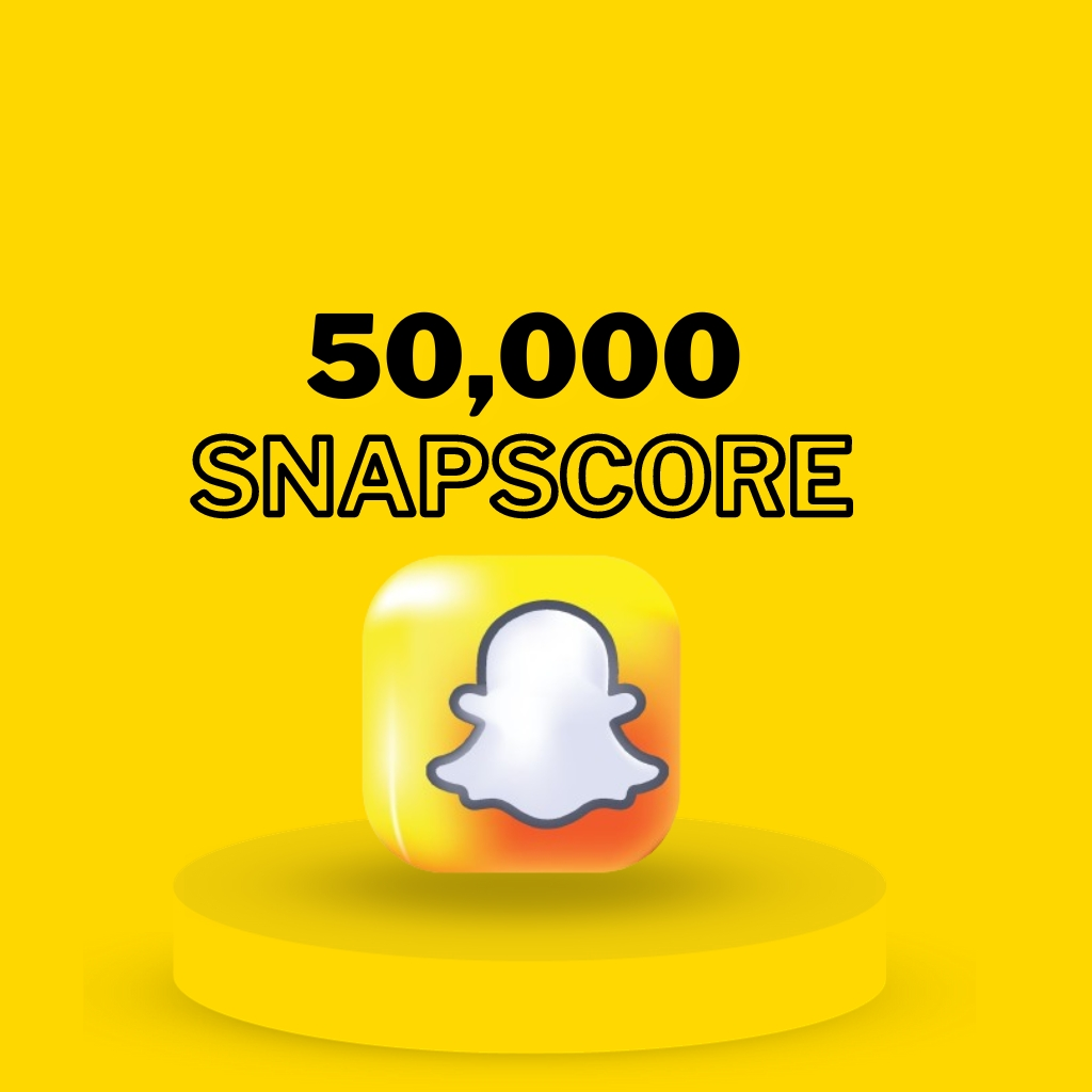 Get 50000 Snapscore added instantly to your Snapchat account